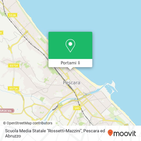 Mappa Scuola Media Statale "Rossetti-Mazzini"