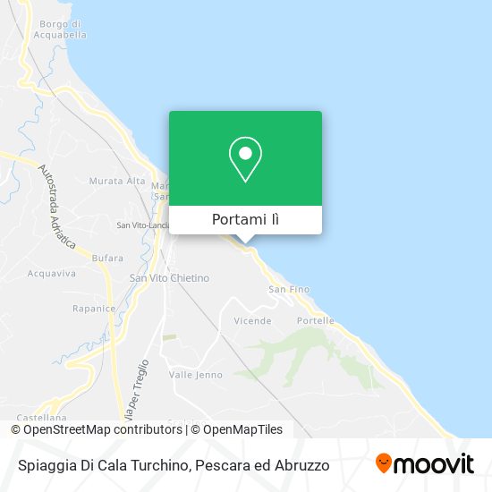Mappa Spiaggia Di Cala Turchino