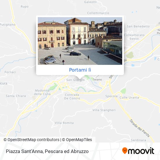 Mappa Piazza Sant'Anna