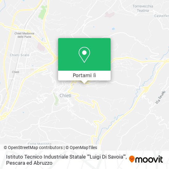 Mappa Istituto Tecnico Industriale Statale ""Luigi Di Savoia""