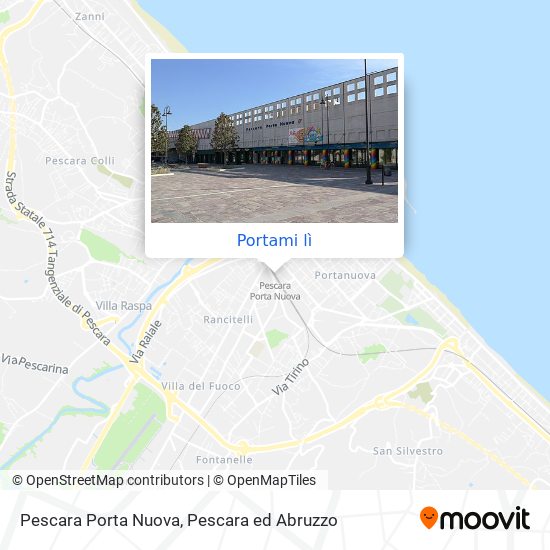 Mappa Pescara Porta Nuova