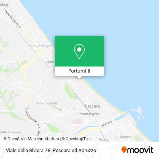 Mappa Viale della Riviera  78