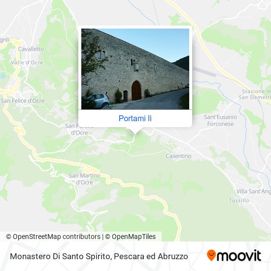 Mappa Monastero Di Santo Spirito