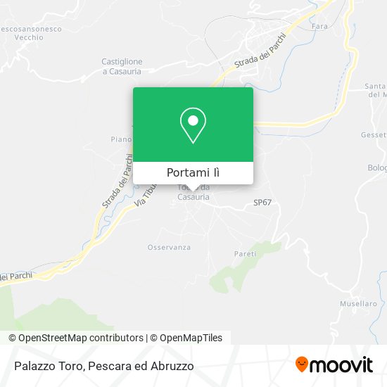 Mappa Palazzo Toro