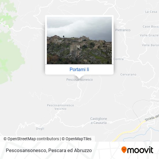 Mappa Pescosansonesco