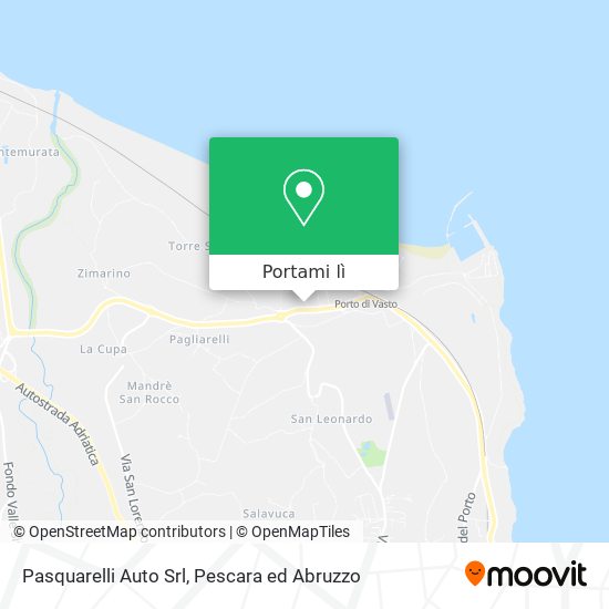 Mappa Pasquarelli Auto Srl