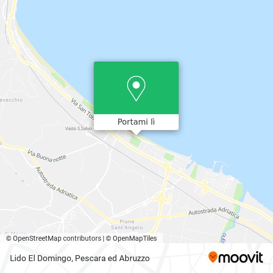 Mappa Lido El Domingo