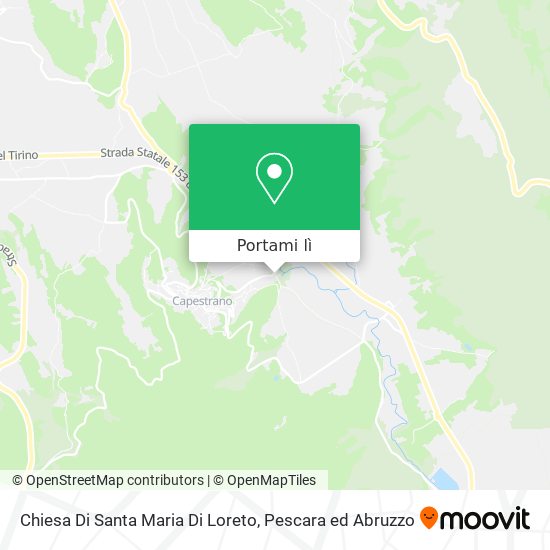 Mappa Chiesa Di Santa Maria Di Loreto