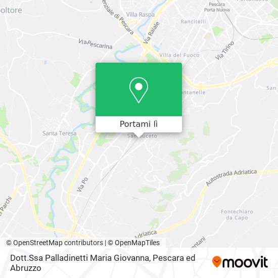 Mappa Dott.Ssa Palladinetti Maria Giovanna
