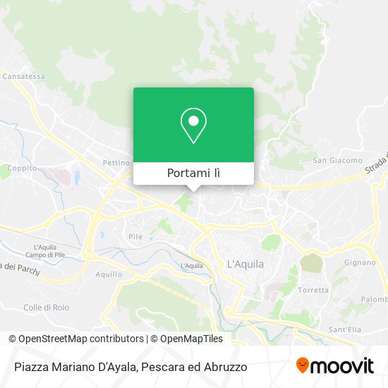 Mappa Piazza Mariano D'Ayala