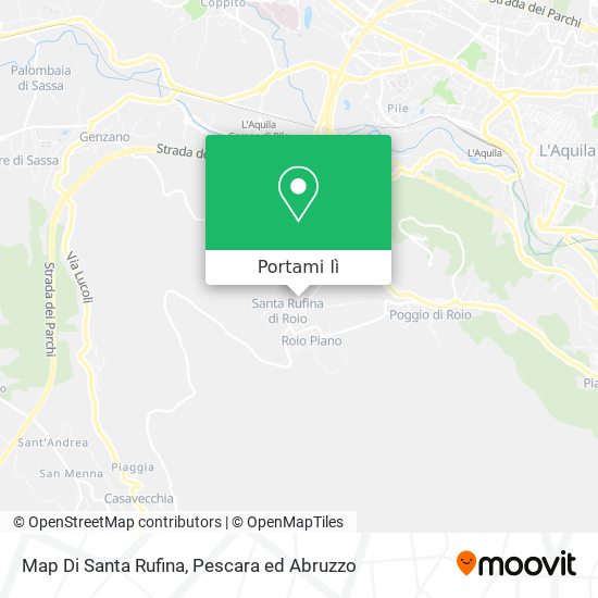 Mappa Map Di Santa Rufina