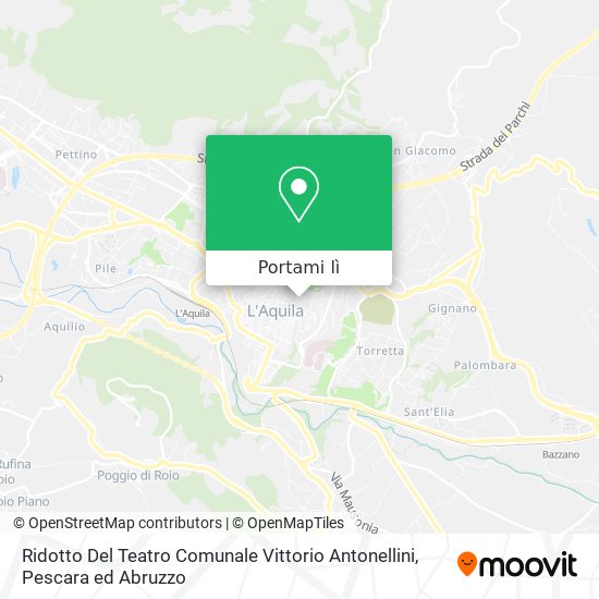 Mappa Ridotto Del Teatro Comunale Vittorio Antonellini