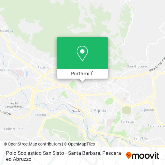 Mappa Polo Scolastico San Sisto - Santa Barbara
