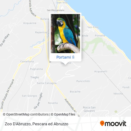 Mappa Zoo D'Abruzzo