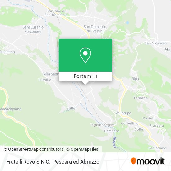 Mappa Fratelli Rovo S.N.C.