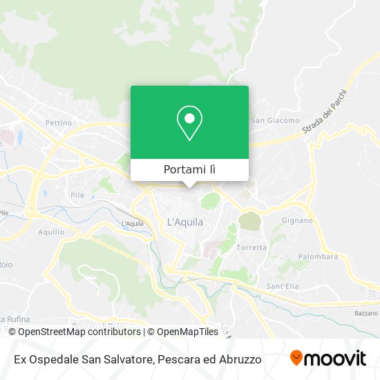 Mappa Ex Ospedale San Salvatore