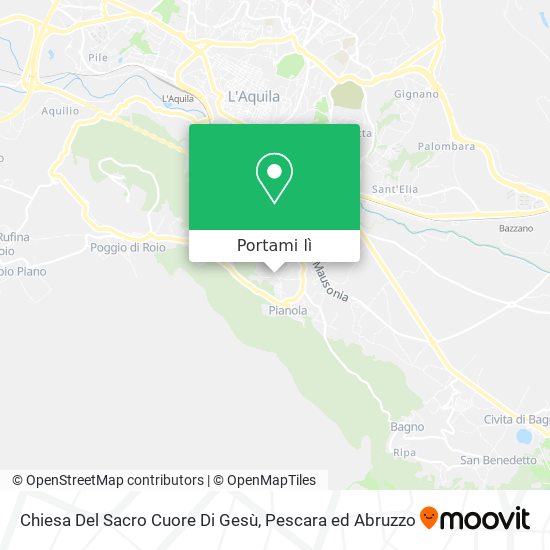 Mappa Chiesa Del Sacro Cuore Di Gesù