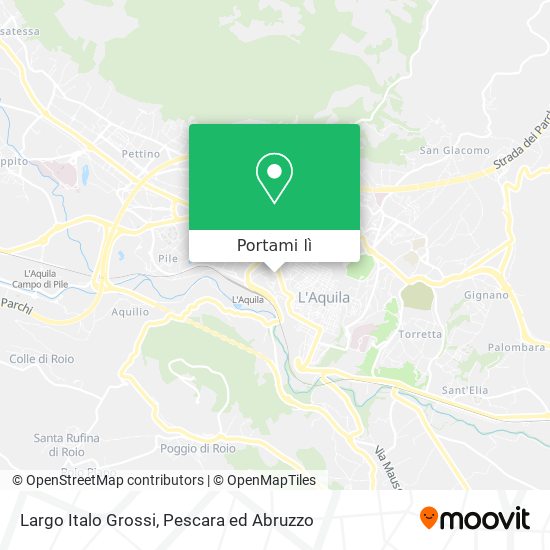 Mappa Largo Italo Grossi