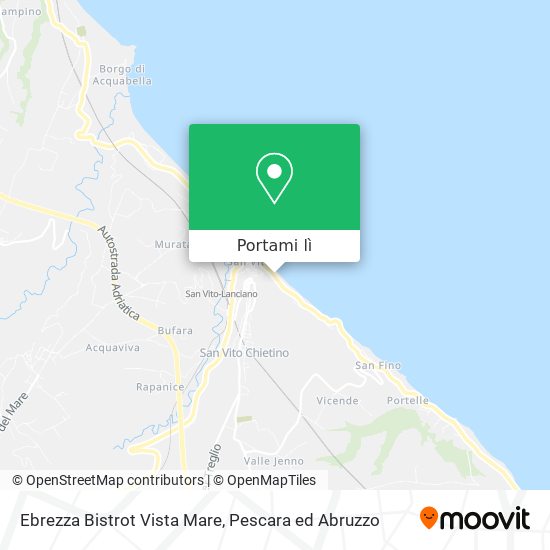 Mappa Ebrezza Bistrot Vista Mare