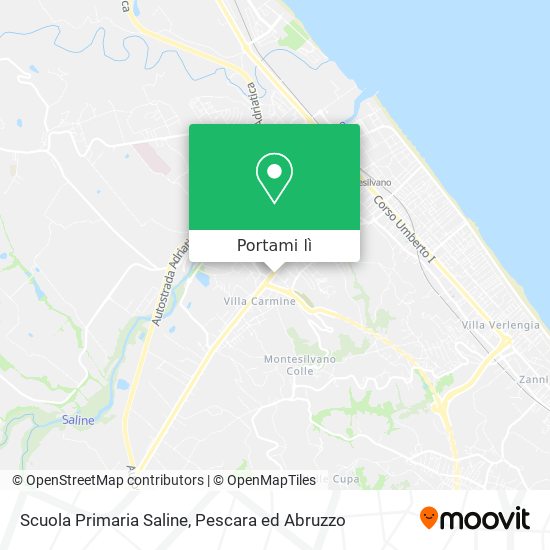 Mappa Scuola Primaria Saline