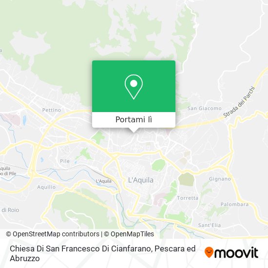 Mappa Chiesa Di San Francesco Di Cianfarano