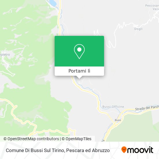 Mappa Comune Di Bussi Sul Tirino
