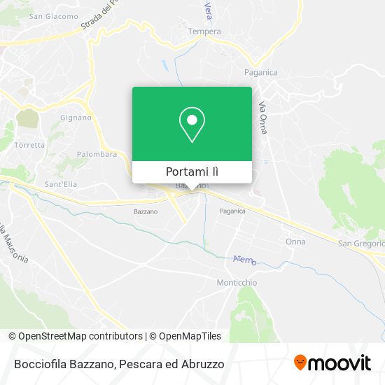 Mappa Bocciofila Bazzano