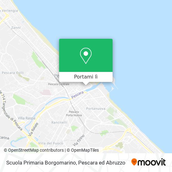 Mappa Scuola Primaria Borgomarino