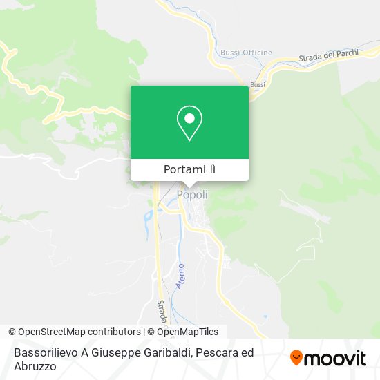 Mappa Bassorilievo A Giuseppe Garibaldi