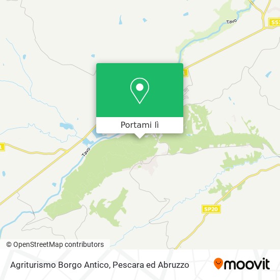 Mappa Agriturismo Borgo Antico