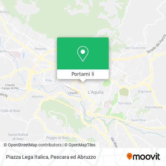 Mappa Piazza Lega Italica