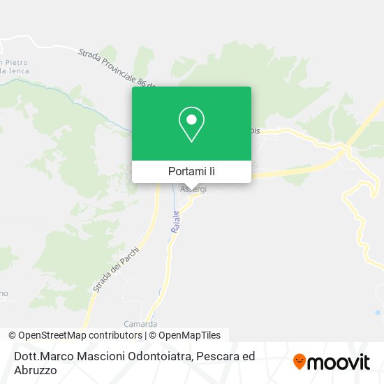 Mappa Dott.Marco Mascioni Odontoiatra