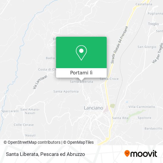 Mappa Santa Liberata
