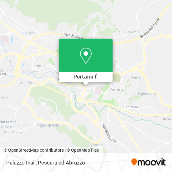 Mappa Palazzo Inail