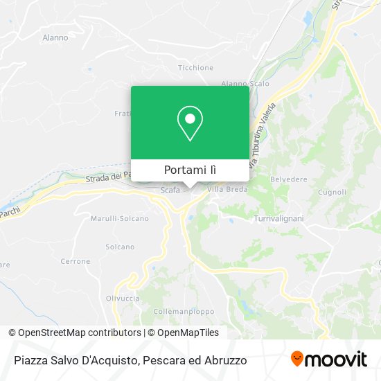 Mappa Piazza Salvo D'Acquisto