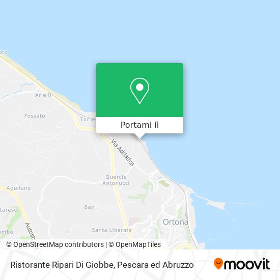 Mappa Ristorante Ripari Di Giobbe