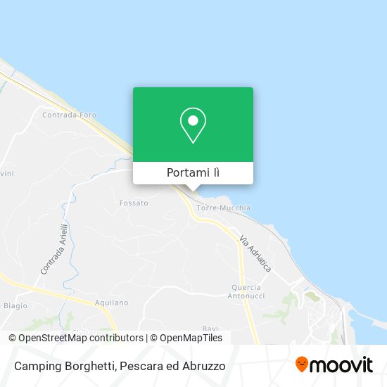 Mappa Camping Borghetti