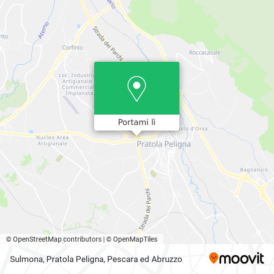 Mappa Sulmona, Pratola Peligna