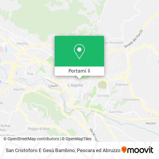 Mappa San Cristoforo E Gesù Bambino