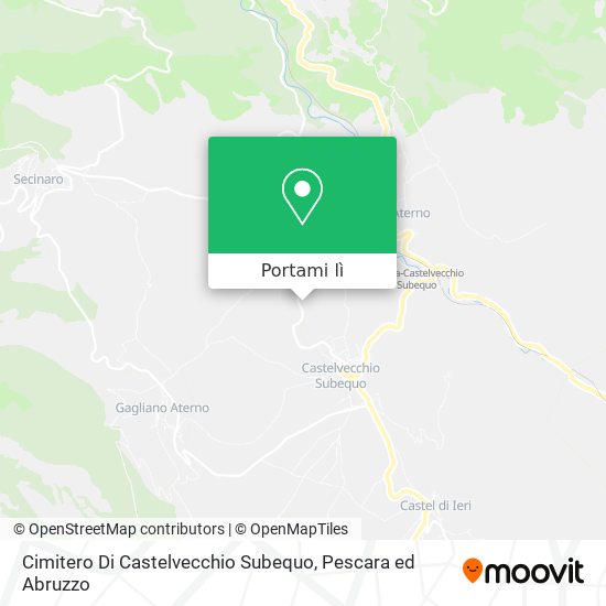 Mappa Cimitero Di Castelvecchio Subequo