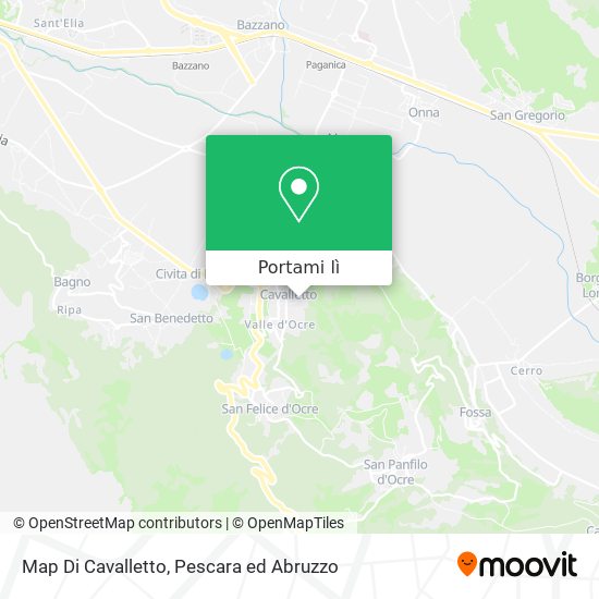 Mappa Map Di Cavalletto