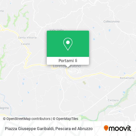 Mappa Piazza Giuseppe Garibaldi