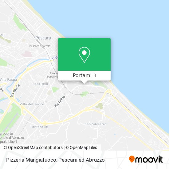 Mappa Pizzeria Mangiafuoco