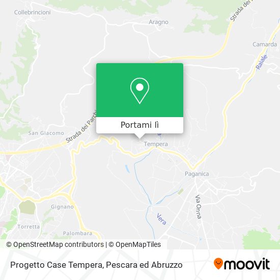 Mappa Progetto Case Tempera