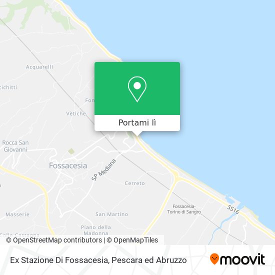 Mappa Ex Stazione Di Fossacesia