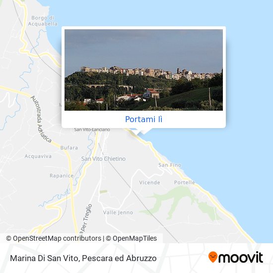 Mappa Marina Di San Vito