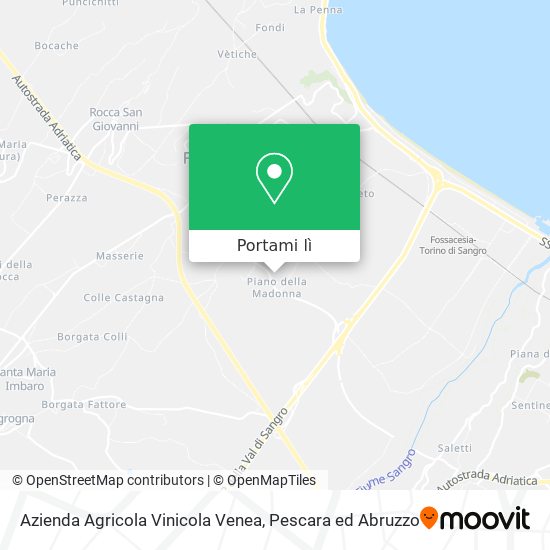 Mappa Azienda Agricola Vinicola Venea