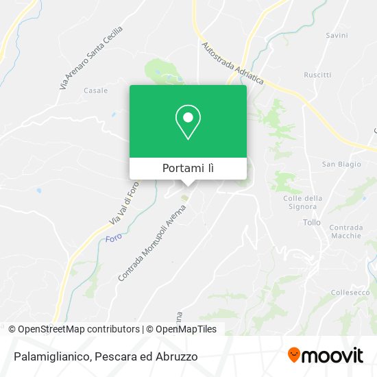 Mappa Palamiglianico