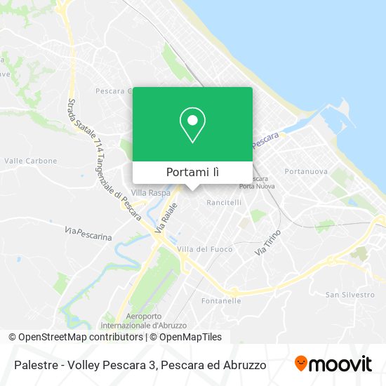 Mappa Palestre - Volley Pescara 3