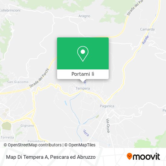 Mappa Map Di Tempera A